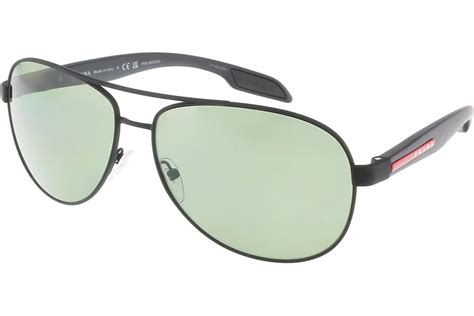 prada sunglasses men dg05x162|Prada Linea Rossa Oval Sunglasses Black (0PS 53PS .